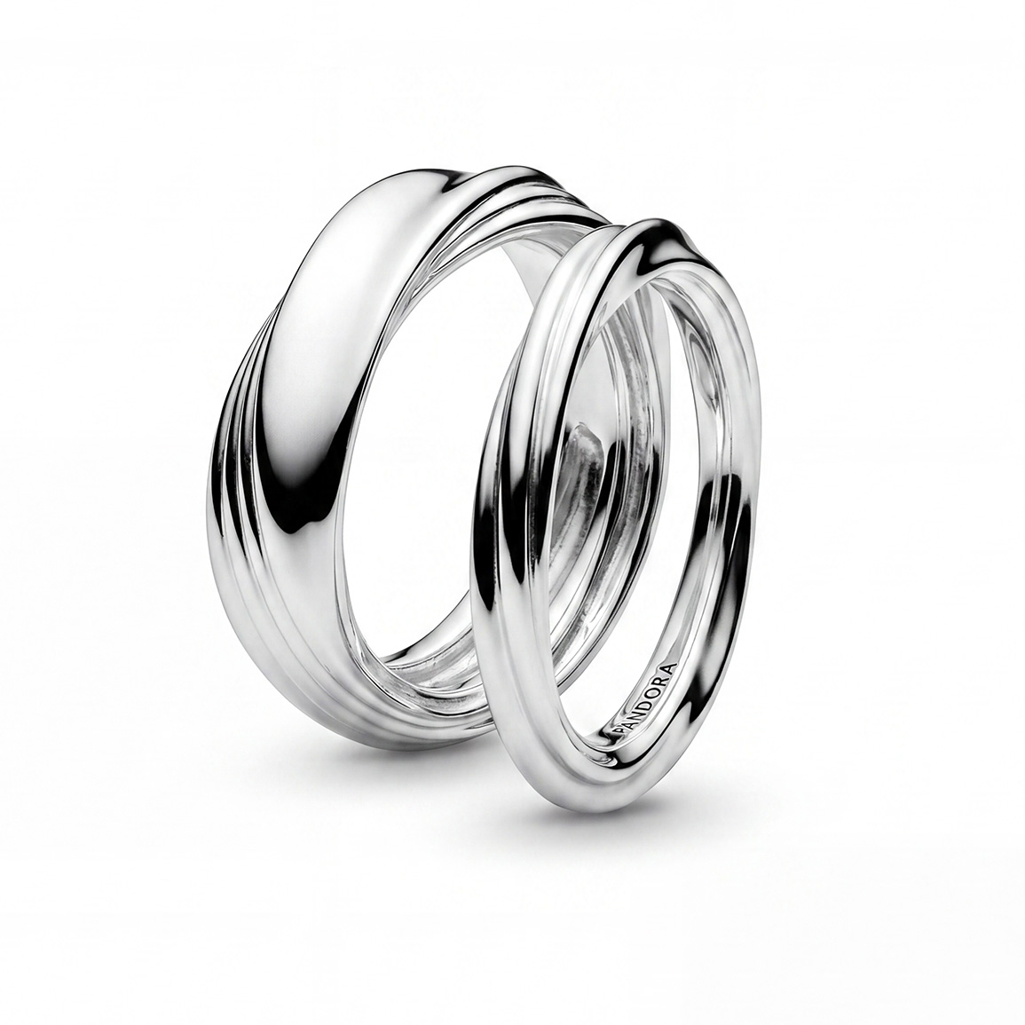 Pandora Stylový set stříbrných prstenů Essence 193890C00 60 mm
