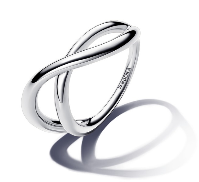 Pandora Trendy stříbrný prsten Essence 193318C00 54 mm