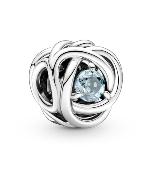 Pandora Csillogó ezüst gyöngy kristállyal Moments 790065C09