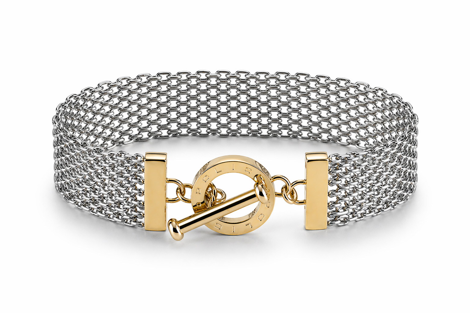 Police Bicolor dámský náramek z oceli PJ25582BSG.02