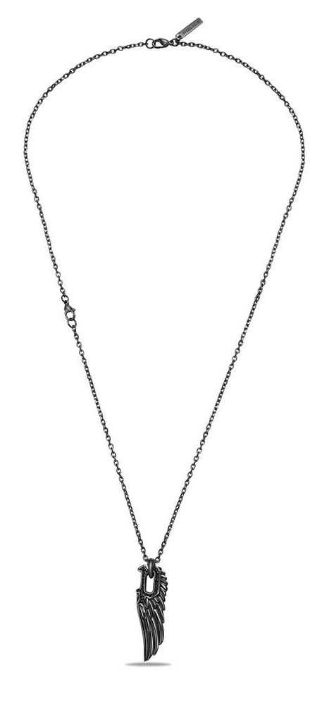 Levně Police Moderní ocelový náhrdelník pro muže P-Wing PEAGN0036102