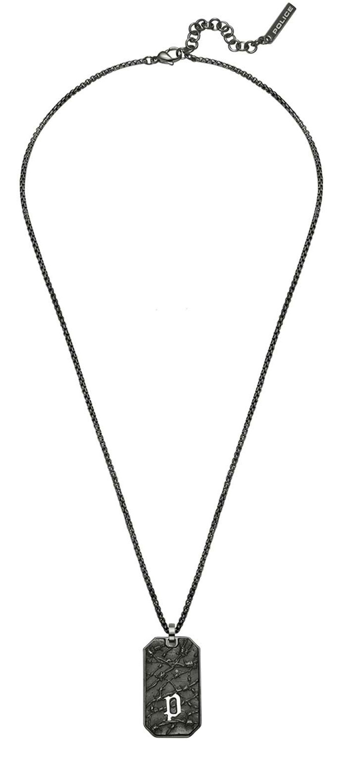 Levně Police Moderní pánský náhrdelník z oceli Wire PEAGN0033803