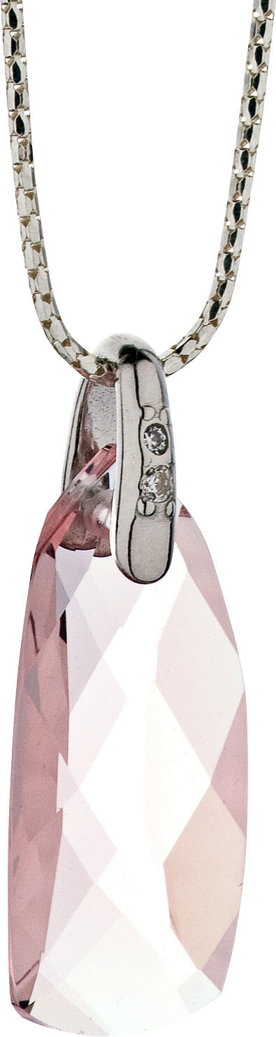 Preciosa Náhrdelník Polar Stone Rosa 6298 69 (retiazka, prívesok)