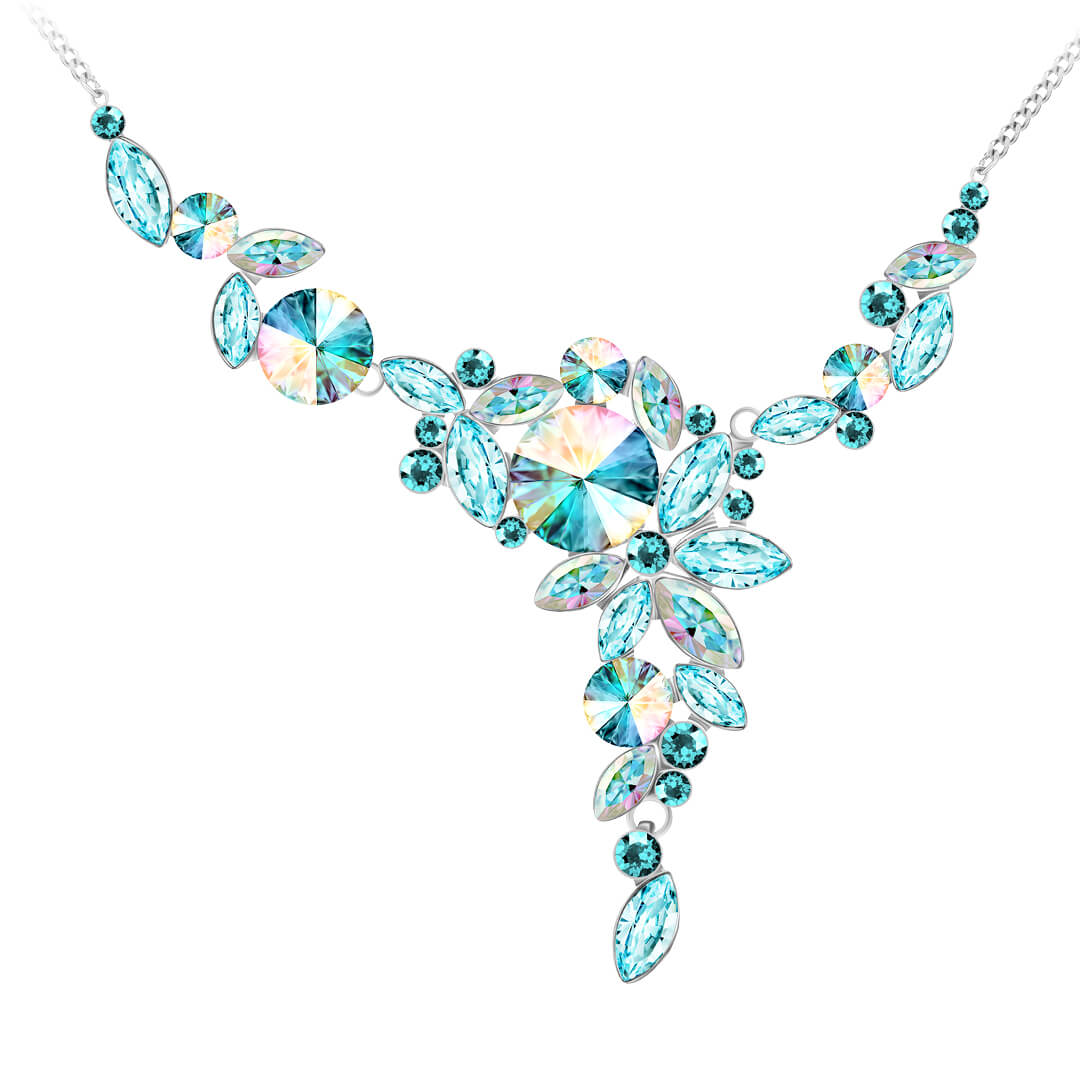 Preciosa -  Jedinečný náhrdelník Wave s českým křišťálem Preciosa -  2275 71
