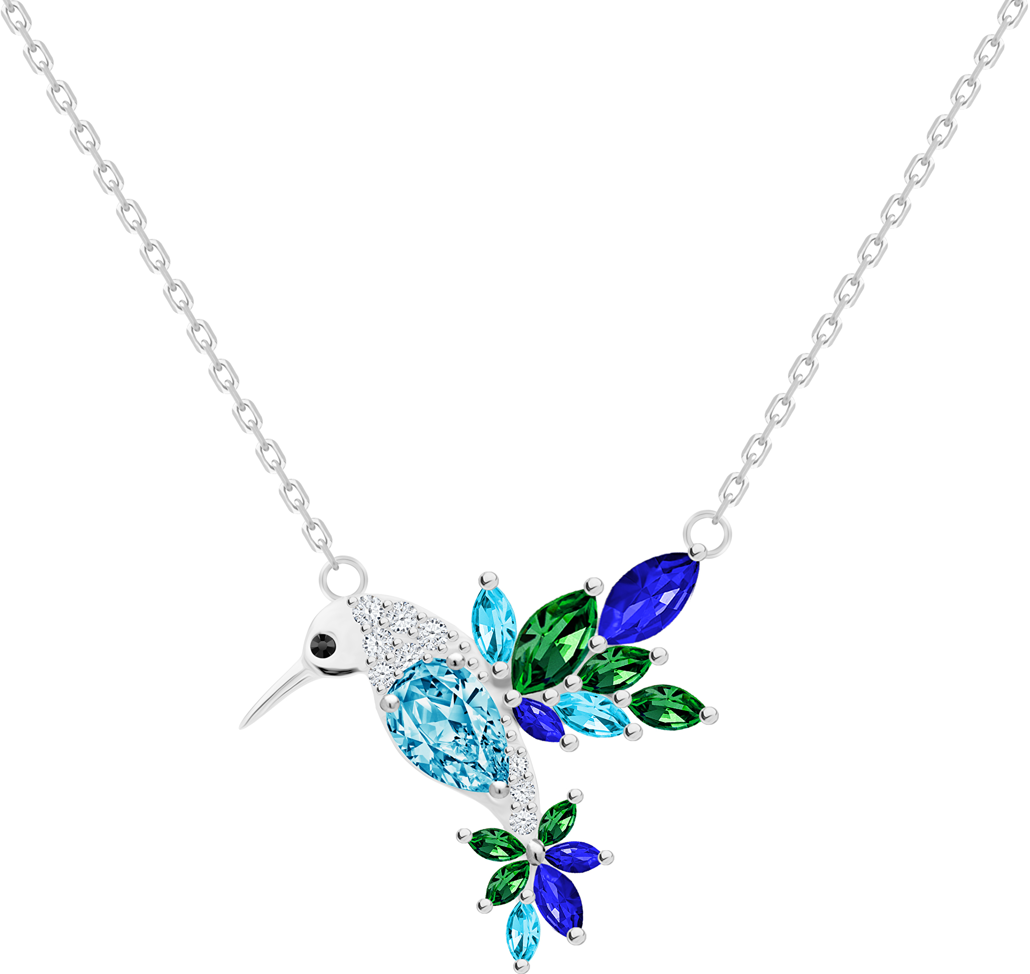 Preciosa Krásný náhrdelník Kolibřík Gentle Gem 5290 70