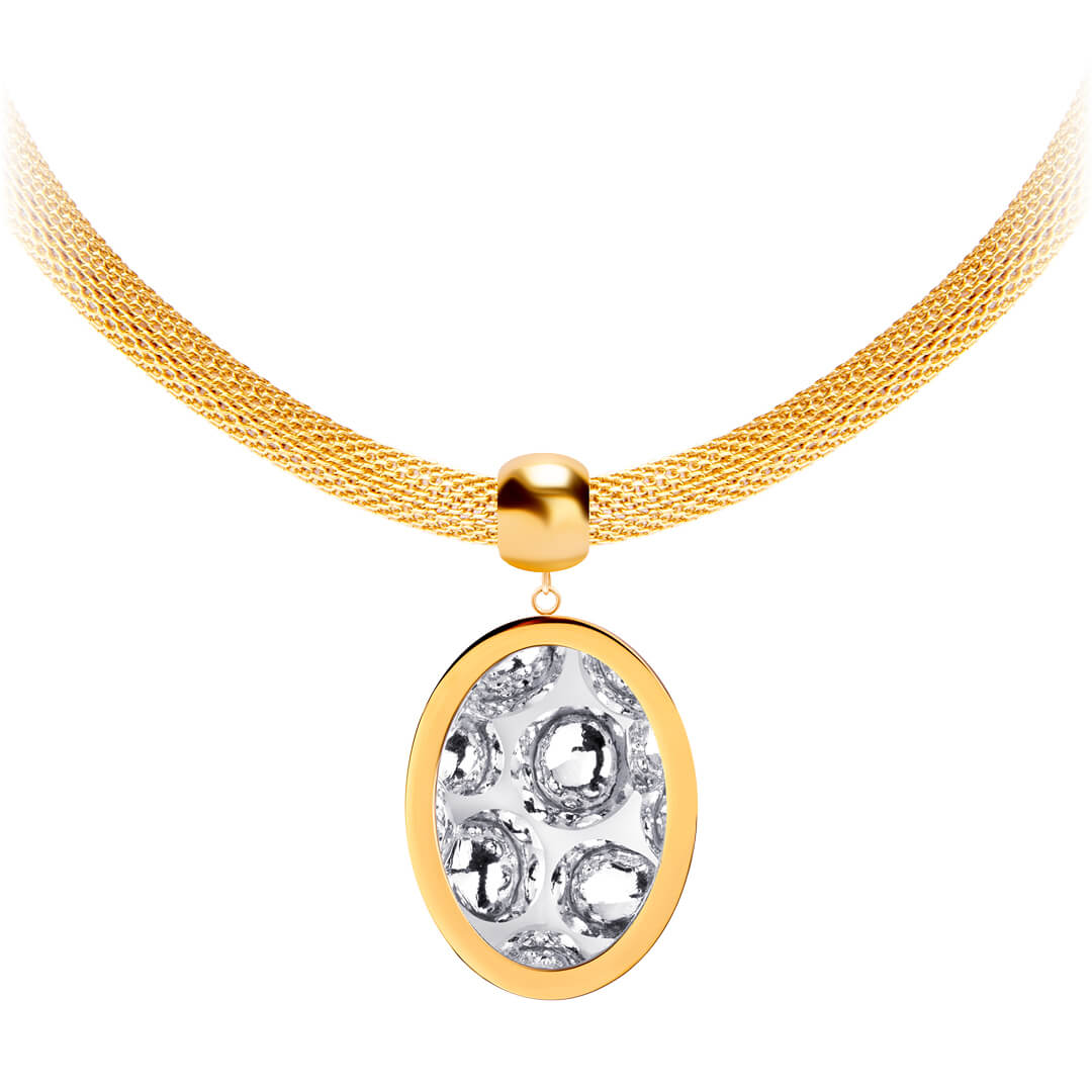 Levně Preciosa Ocelový náhrdelník s třpytivým přívěskem Idared 7360Y00