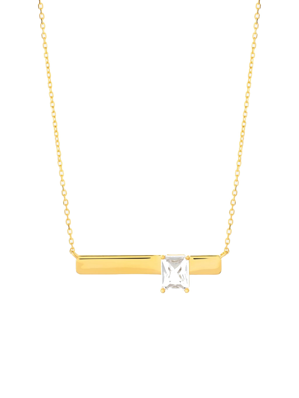 Preciosa Půvabný pozlacený náhrdelník s křišťálem Preciosa 5397Y00