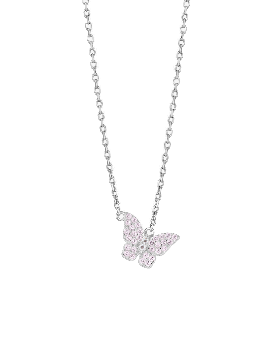 Preciosa Pôvabný strieborný náhrdelník s kubickými zirkónmi Candy Floss 5400 69