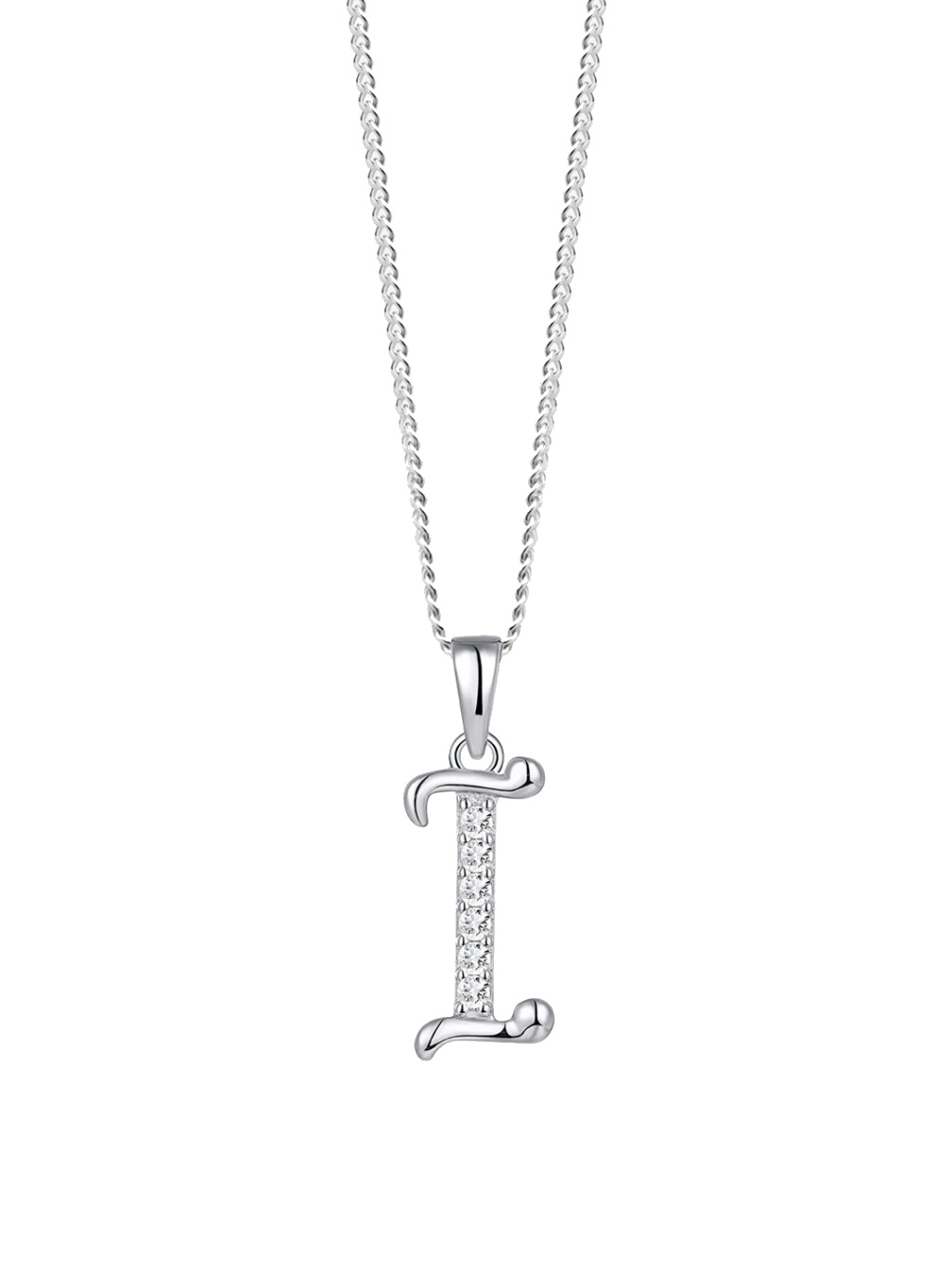 Levně Preciosa Stříbrný náhrdelník písmeno "I" 5380 00I (řetízek, přívěsek)