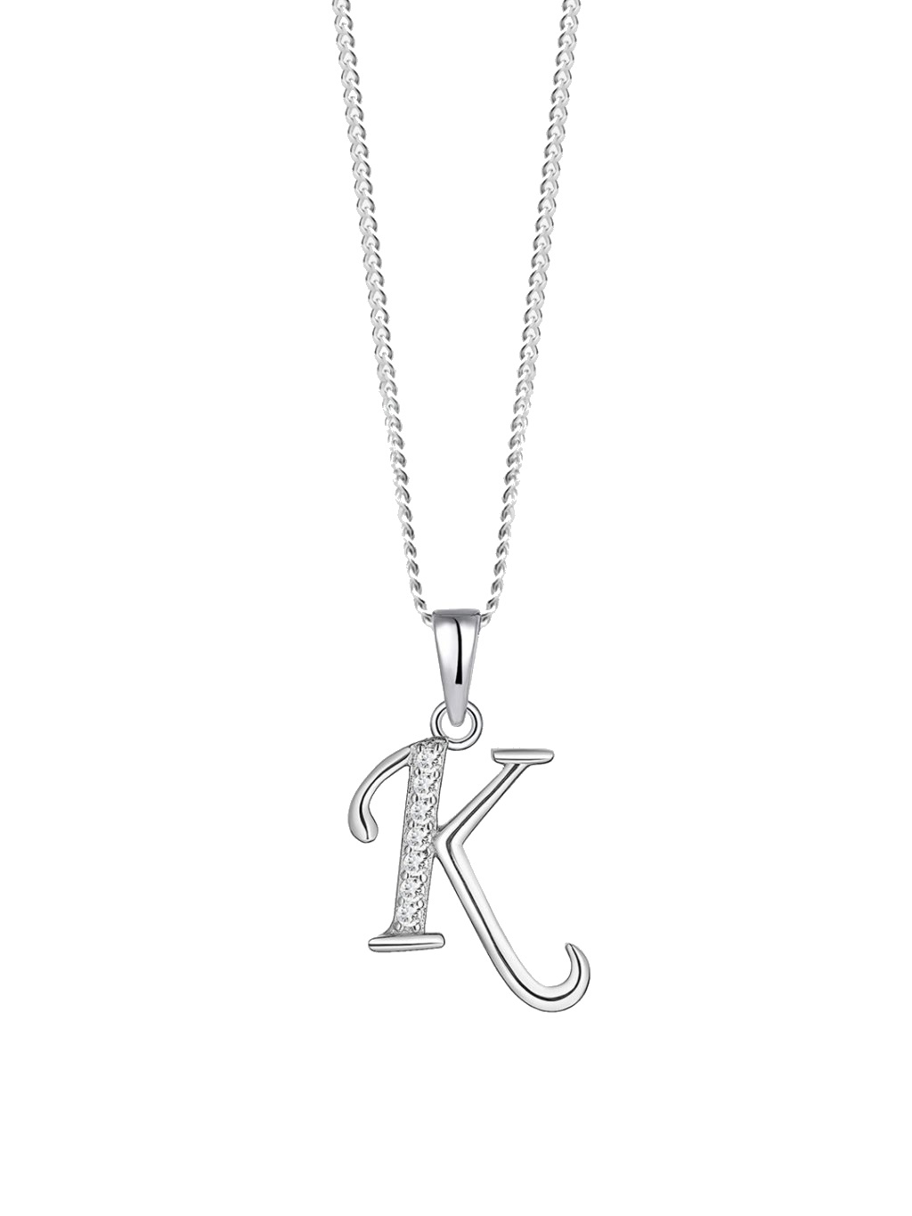 Preciosa -  Stříbrný náhrdelník písmeno 