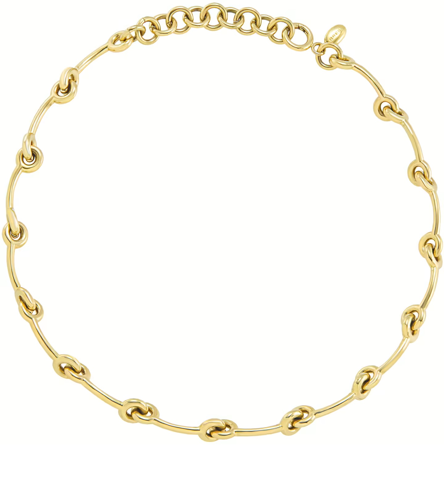 Levně BREIL Fashion pozlacený náhrdelník Tie Up TJ3483