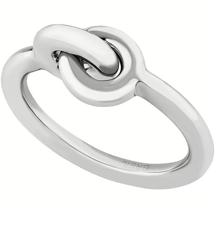 Levně BREIL Minimalistický ocelový prsten Tie Up TJ348 52 mm