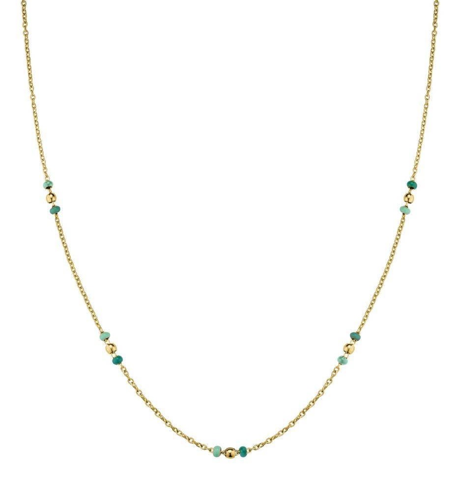 Levně Rosefield Jemný pozlacený náhrdelník Emerald JNEDG-J719