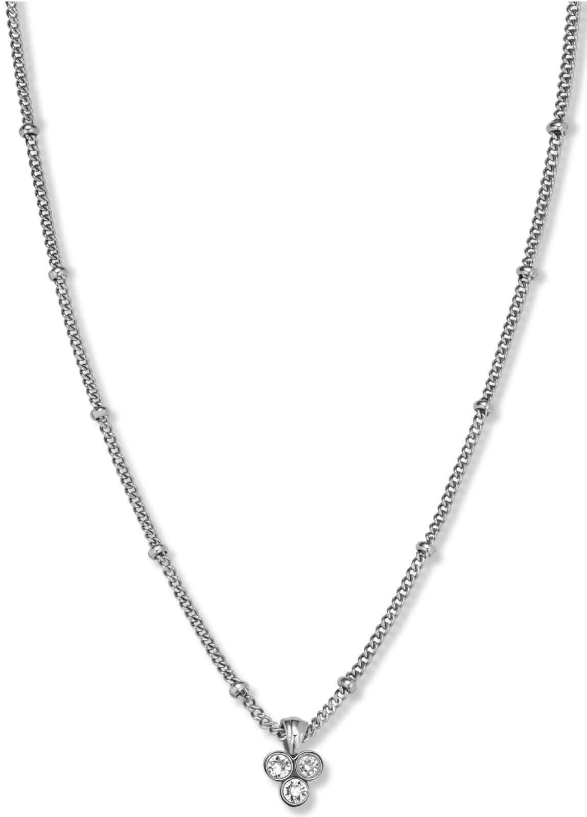 Levně Rosefield Ocelový náhrdelník s trojitým krystalem Swarovski Toccombo JTNTS-J442
