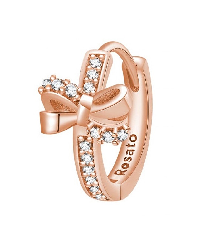 Rosato Bronzová single náušnice Mašle Allegra RZO063