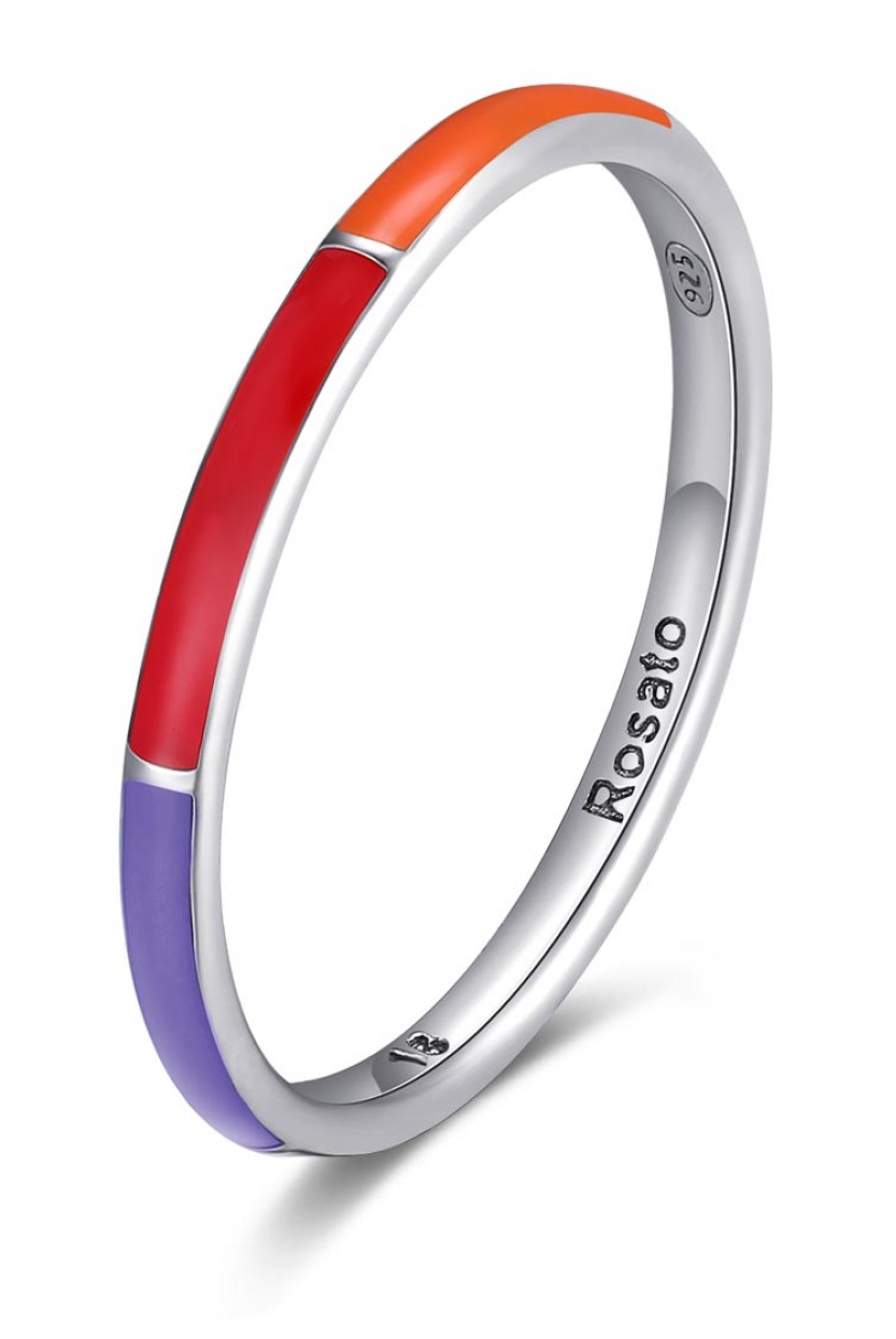 Rosato Dúhový prsteň LGBT Allegra RZA031 54 mm