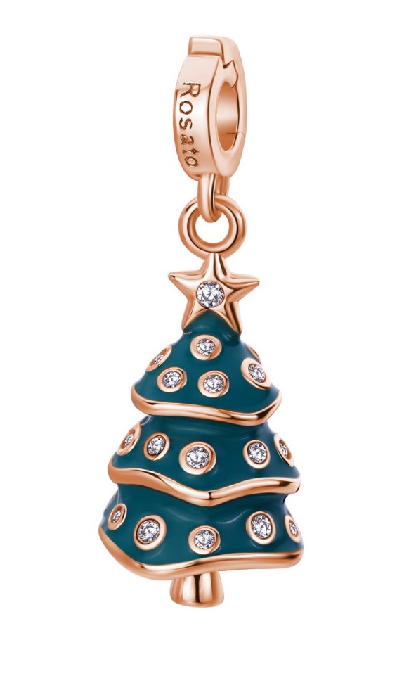 Rosato Hravý bronzový prívesok Vianočný stromček Storia RZLE073