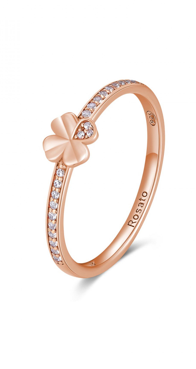 Rosato Krásný bronzový prsten pro štěstí Allegra RZA022 58 mm