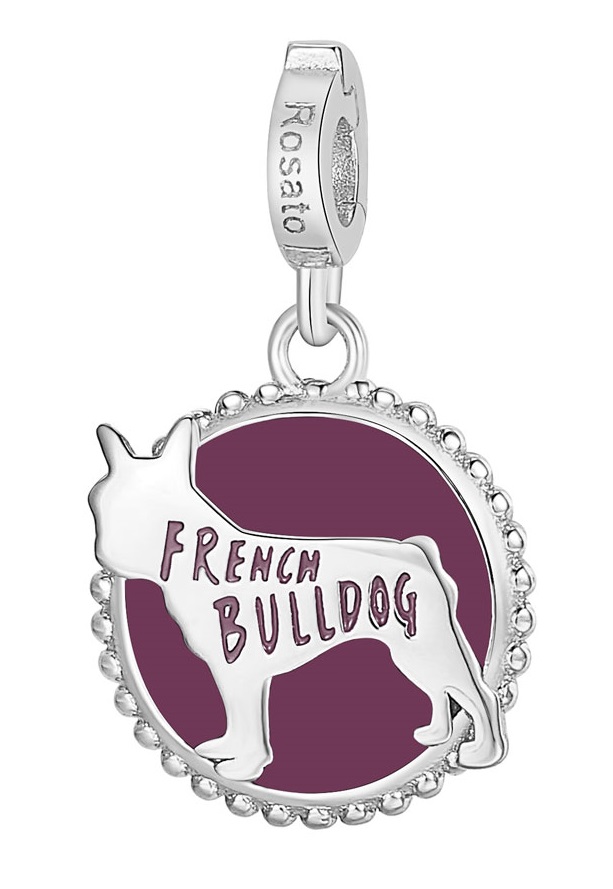 Rosato Eredeti ezüst medál francia bulldog RZ116R
