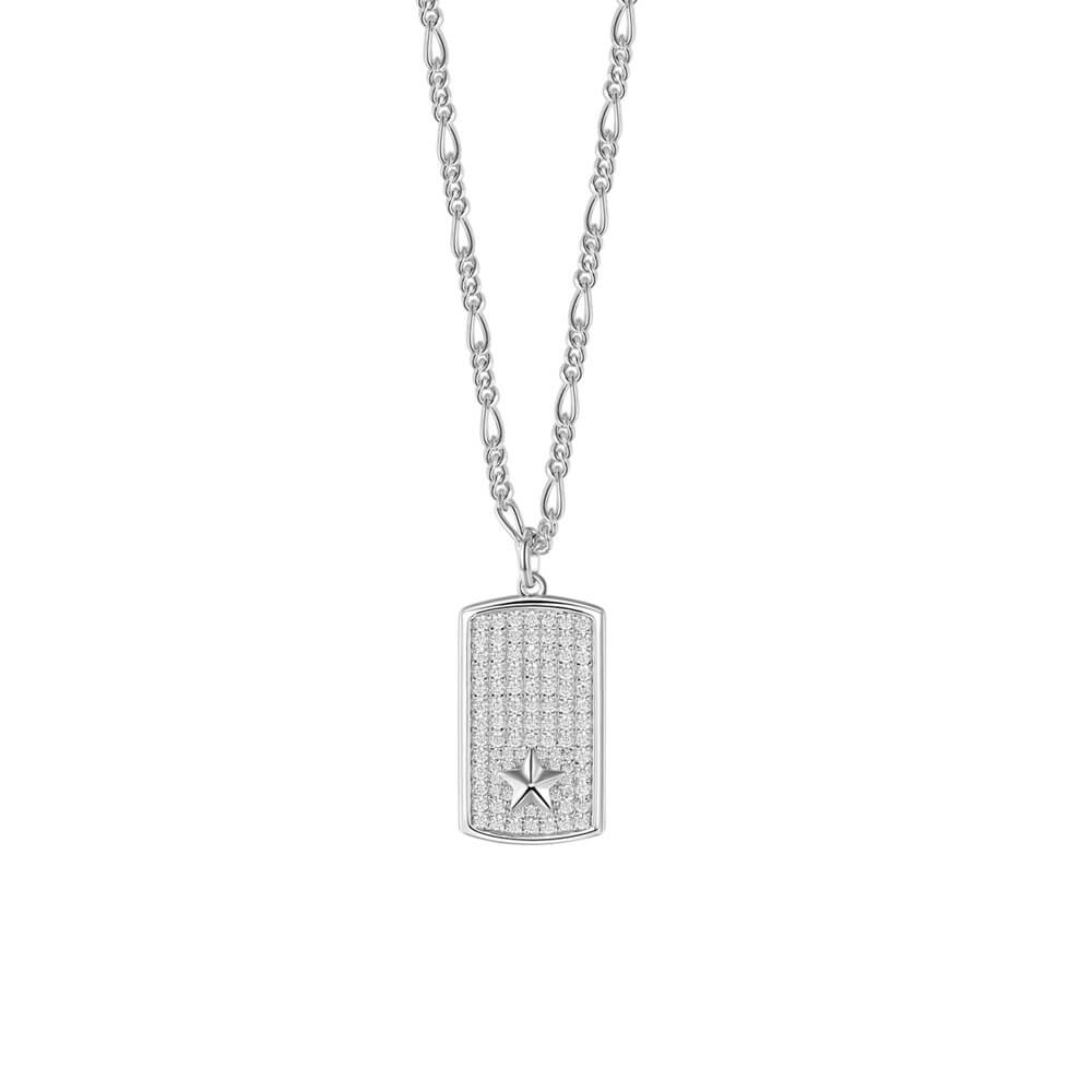 Levně Rosato Stříbrný náhrdelník s přívěskem Futura RZFU03