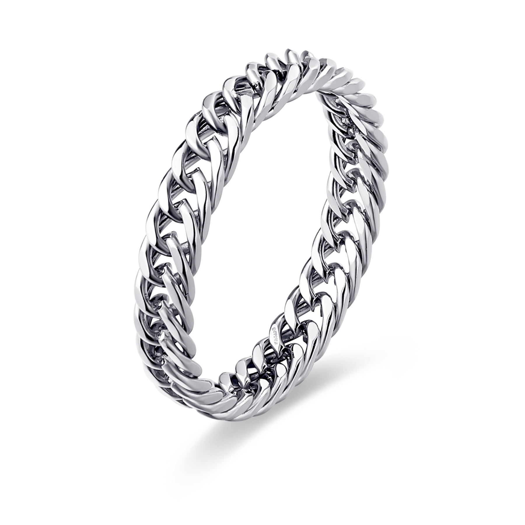 Levně S`Agapõ Nepřehlédnutelný ocelový prsten For Love SFV44 50 mm