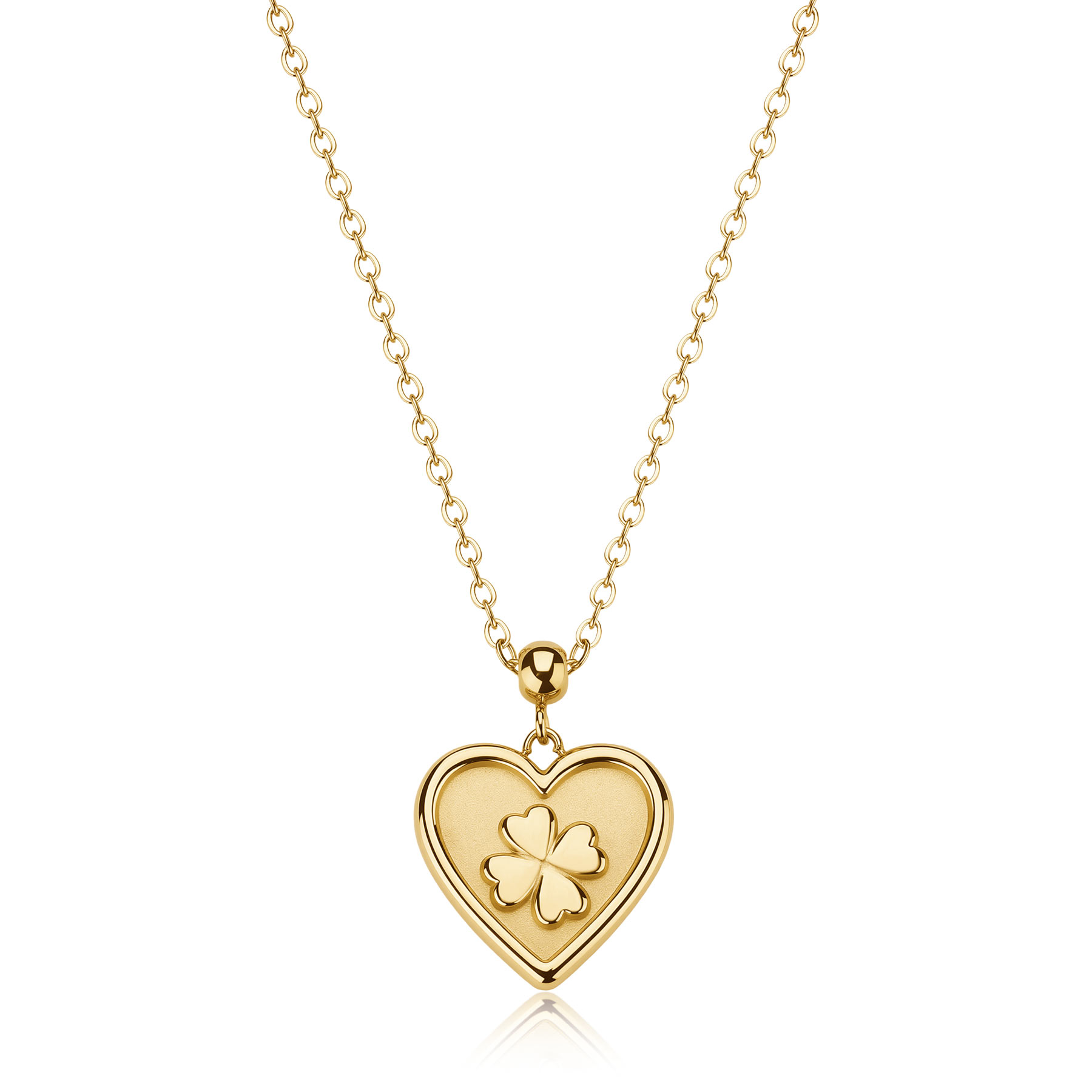 S'Agapõ Něžný pozlacený náhrdelník pro štěstí Duh Duh SUH07