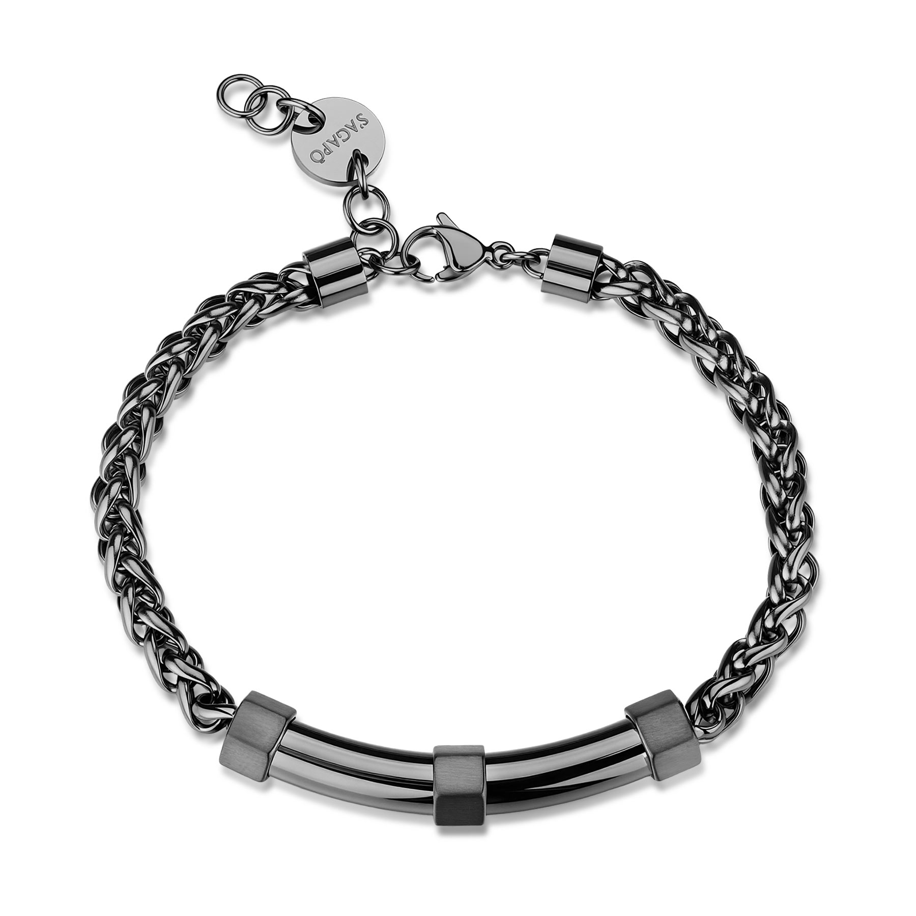 S'Agapõ Oceľový náramok pre mužov Bound SBD15