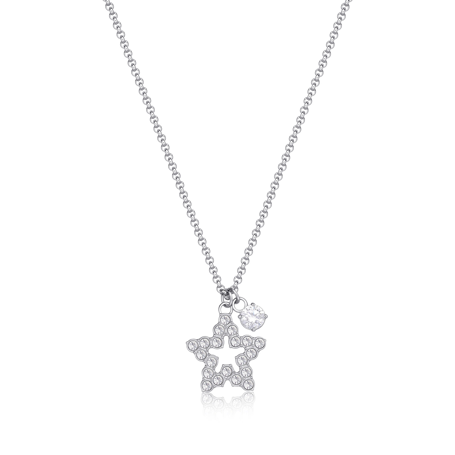S'Agapõ Okouzlující náhrdelník Hvězdička Twinkle SWN05