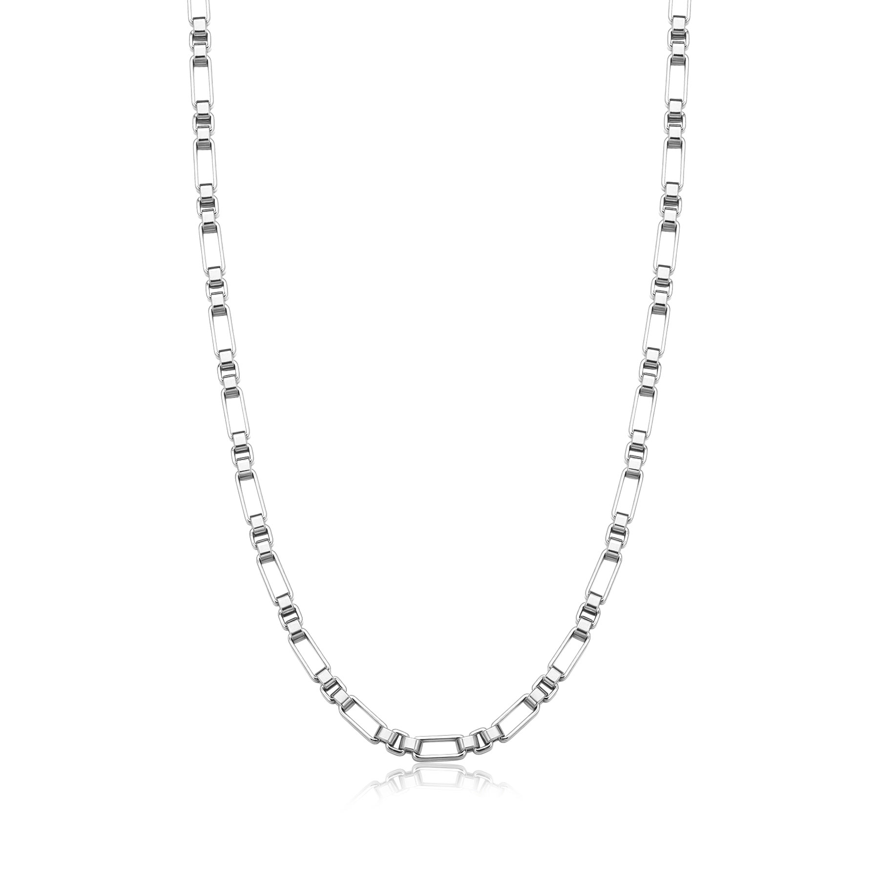 S'Agapõ Slušivá oceľová retiazka pre mužov Ripple SRP90