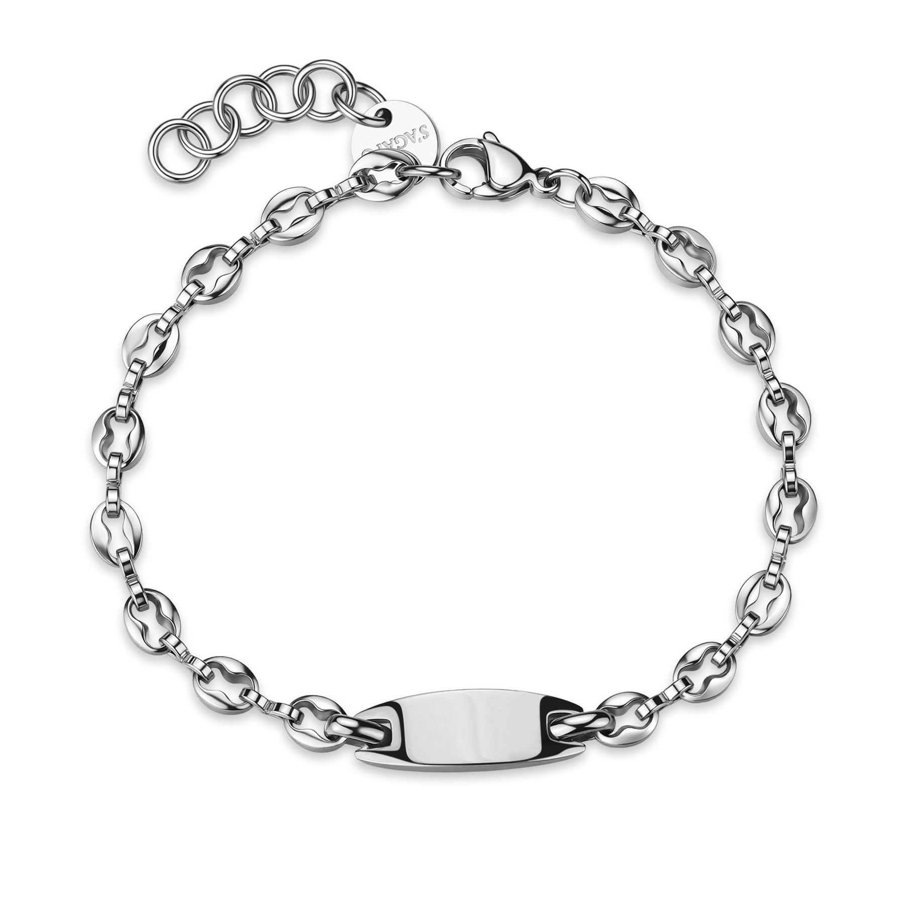 S'Agapõ Štýlový pánsky náramok z ocele Titan STI20