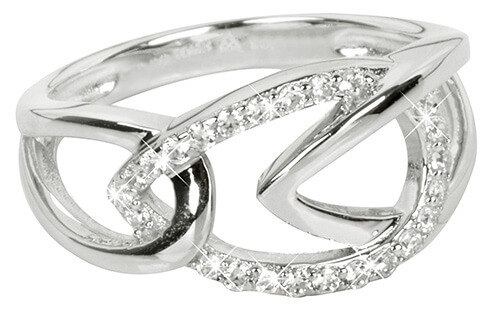 Silver Cat Stříbrný prsten se zirkony SC192 56 mm