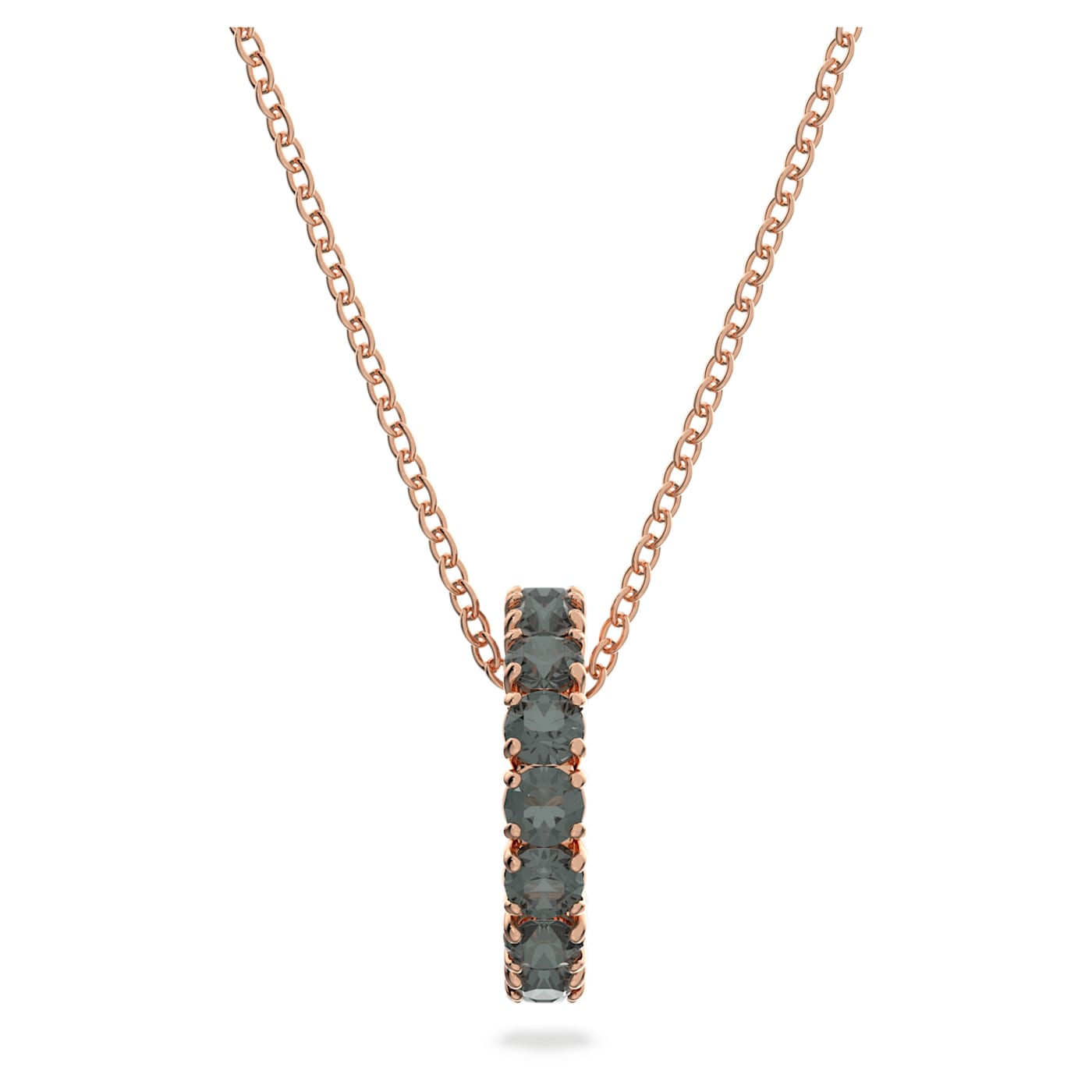 Swarovski Bronzový náhrdelník se třpytivým přívěskem Exalta 5643750