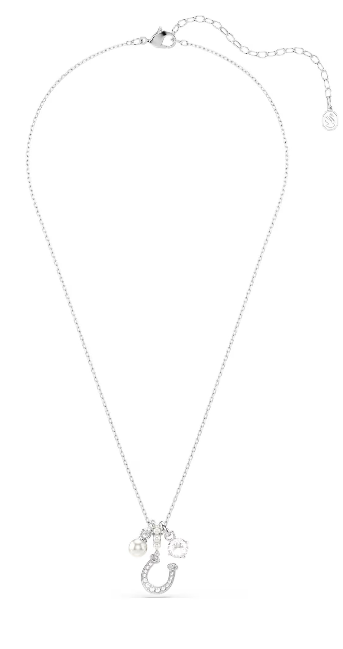 Swarovski Dámsky náhrdelník Podkova Symbolica 5736247 (retiazka, 3x prívesok)