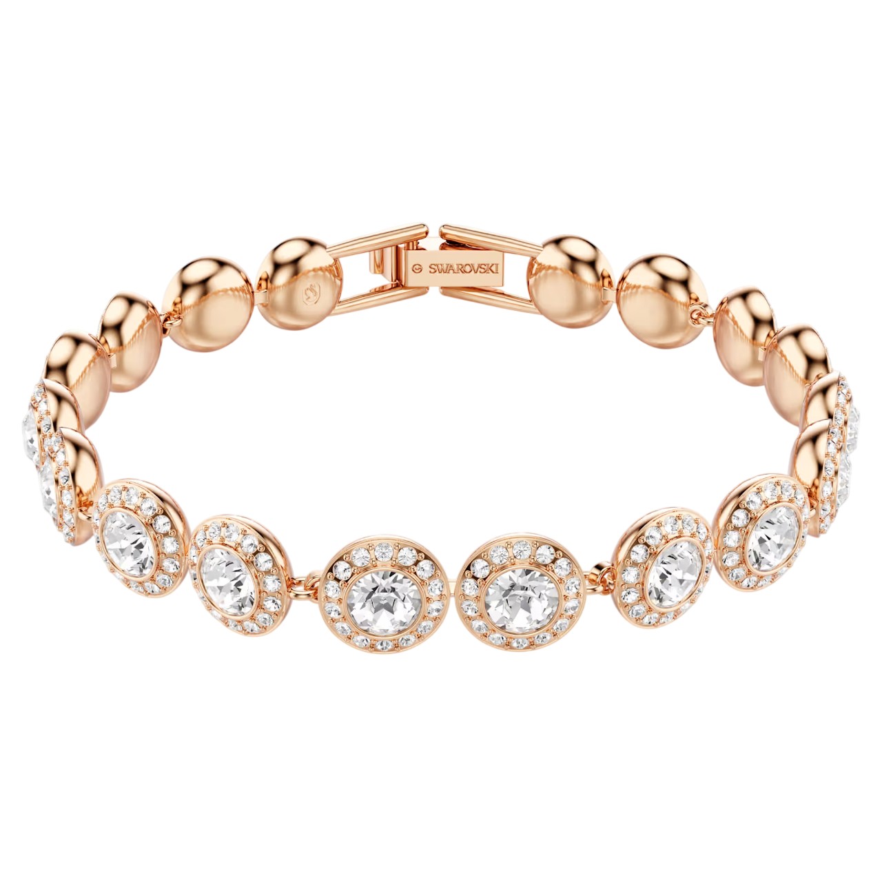 Swarovski Elegantní dámský náramek s krystaly Swarovski Angelic 5240513 16,5 cm