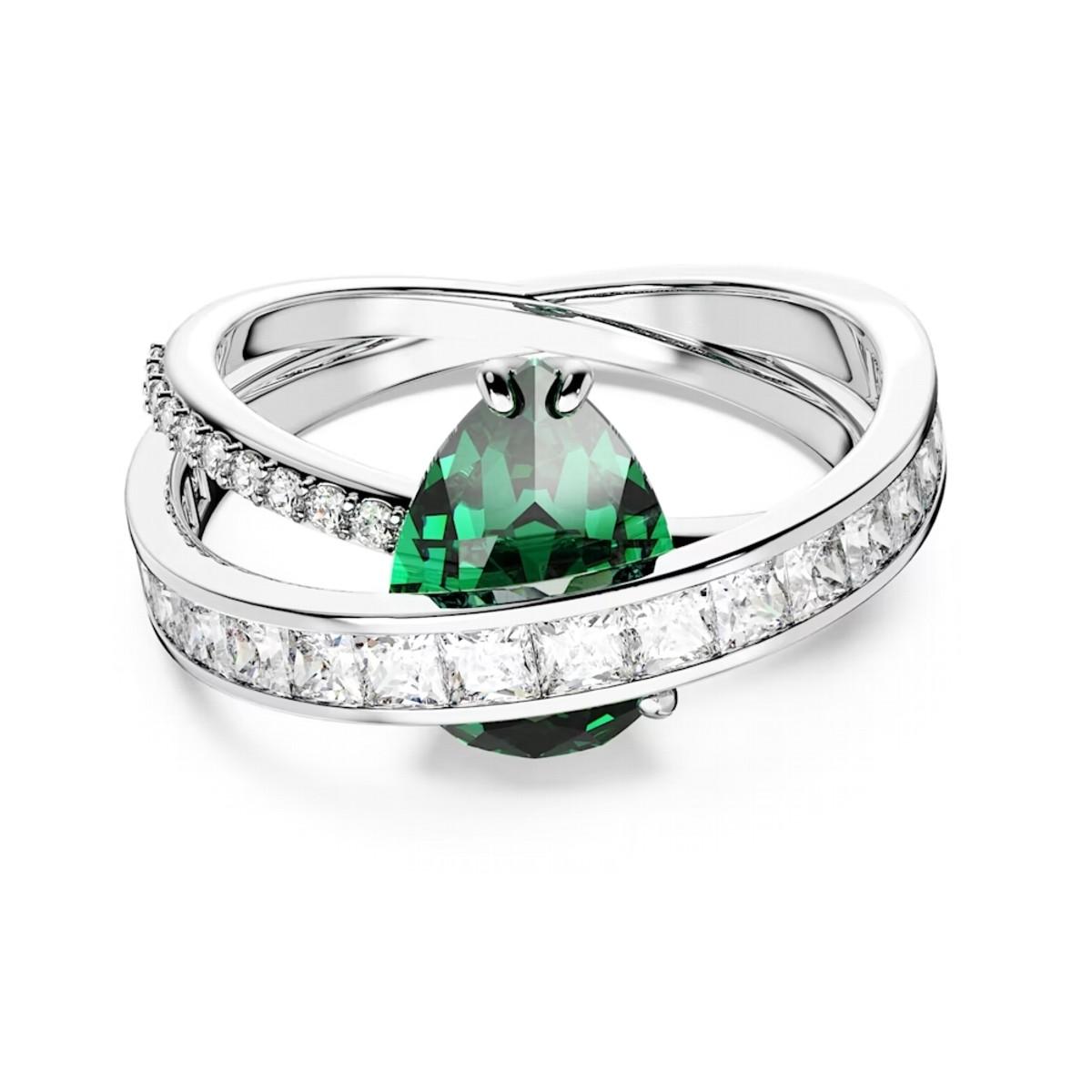 Levně Swarovski Elegantní třpytivý prsten pro ženy Hyperbola 5665362 52 mm