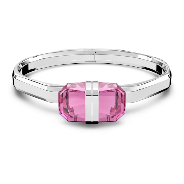 Swarovski Bellissimo bracciale rigido con cristalli rosa Lucent 5633628 M (5,6 x 4,6 cm)