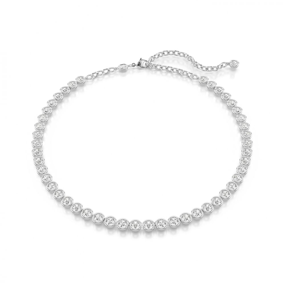 Levně Swarovski Luxusní náhrdelník s čirými křišťály Imber Tennis 5682595