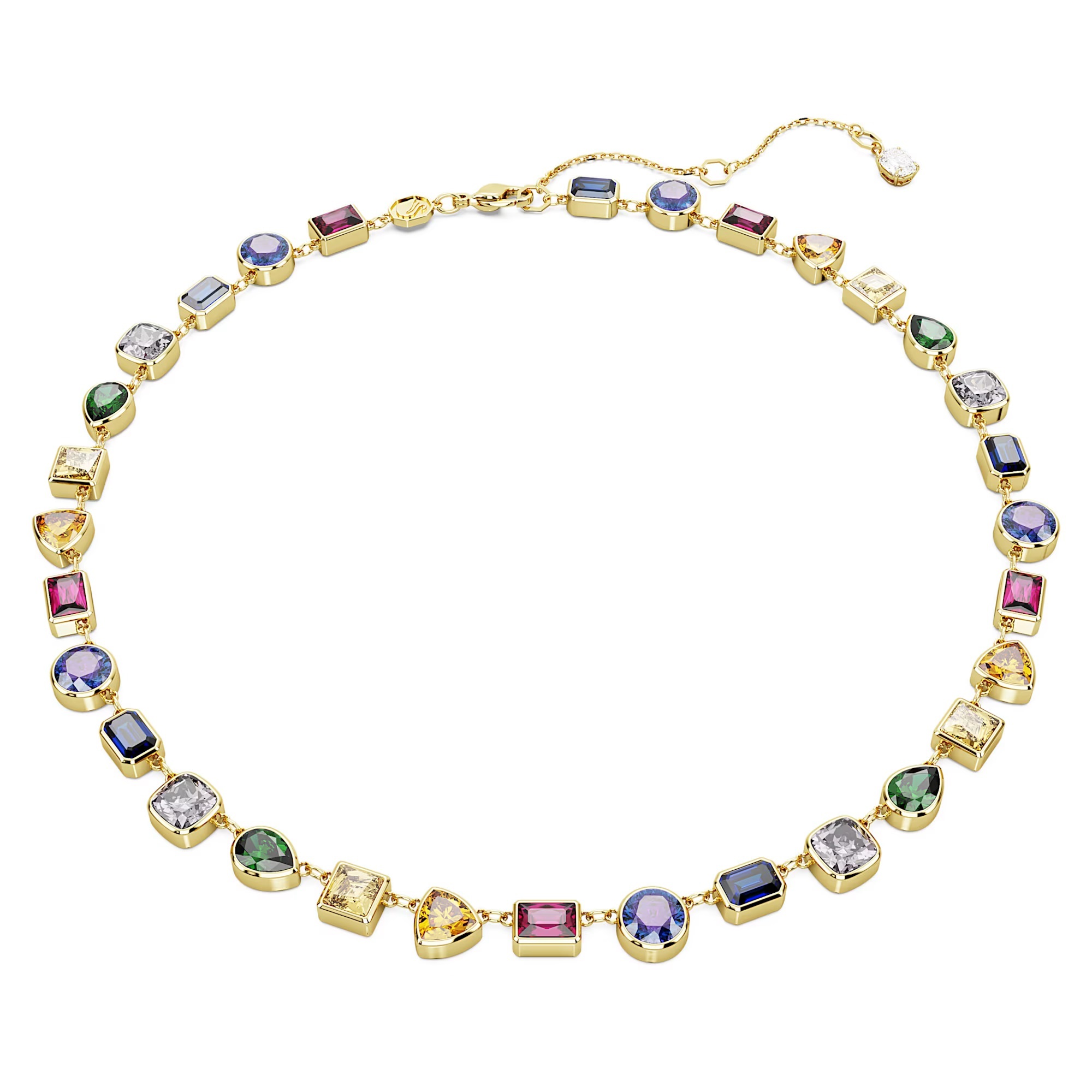 Swarovski Pozlacený náhrdelník s barevnými krystaly Stilla 5662915