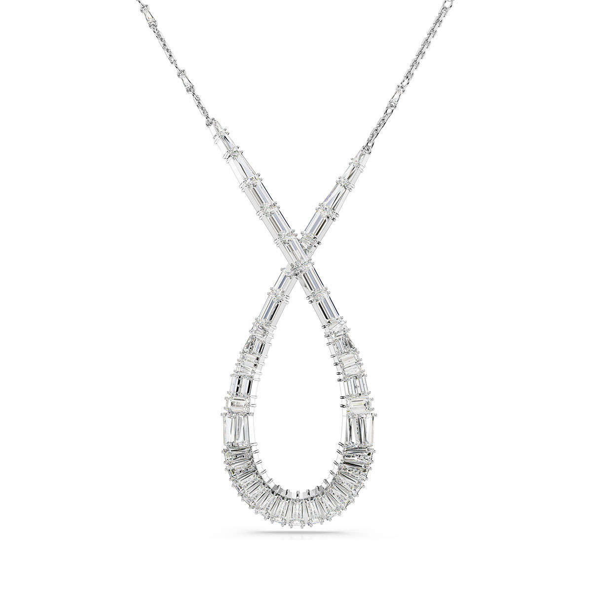 Levně Swarovski Luxusní náhrdelník se Swarovski zirkony Hyperbola 5679438