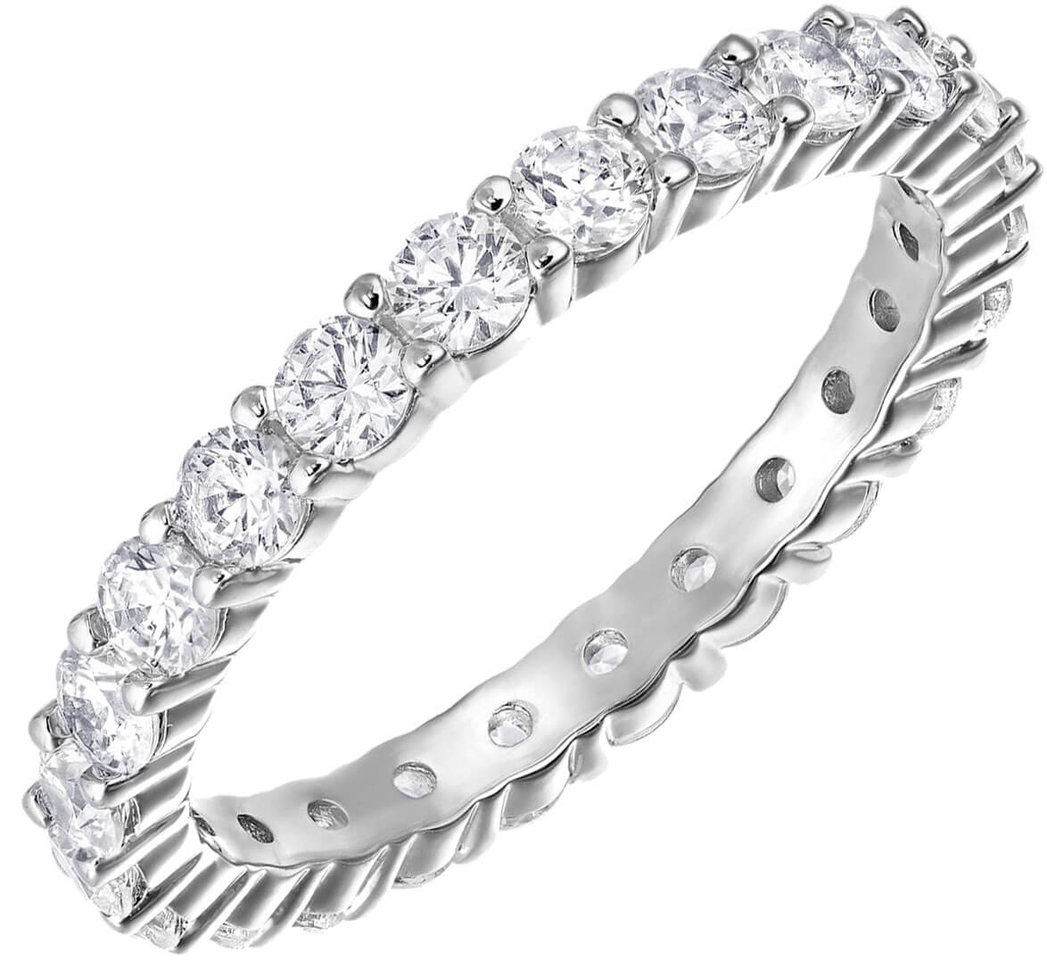 Swarovski Luxusní prsten s krystaly Swarovski 5257479 52 mm