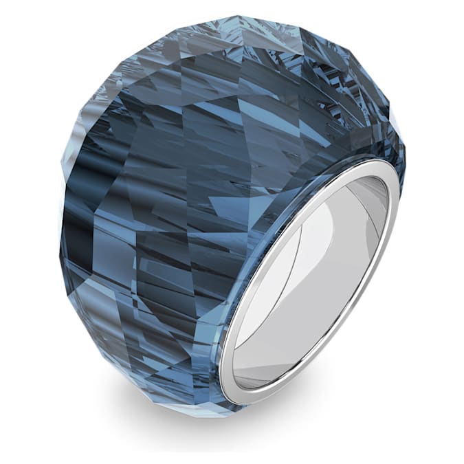 Swarovski Masivní prsten s modrým krystalem Nirvana 547437 52 mm