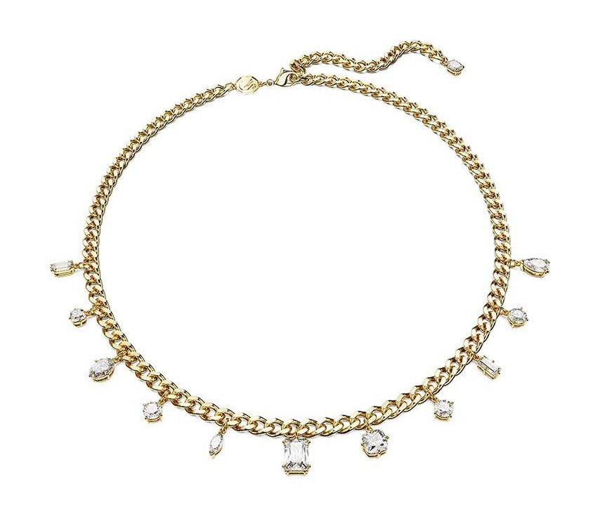 Swarovski Módny pozlátený náhrdelník s kryštálmi Dextera 5663338