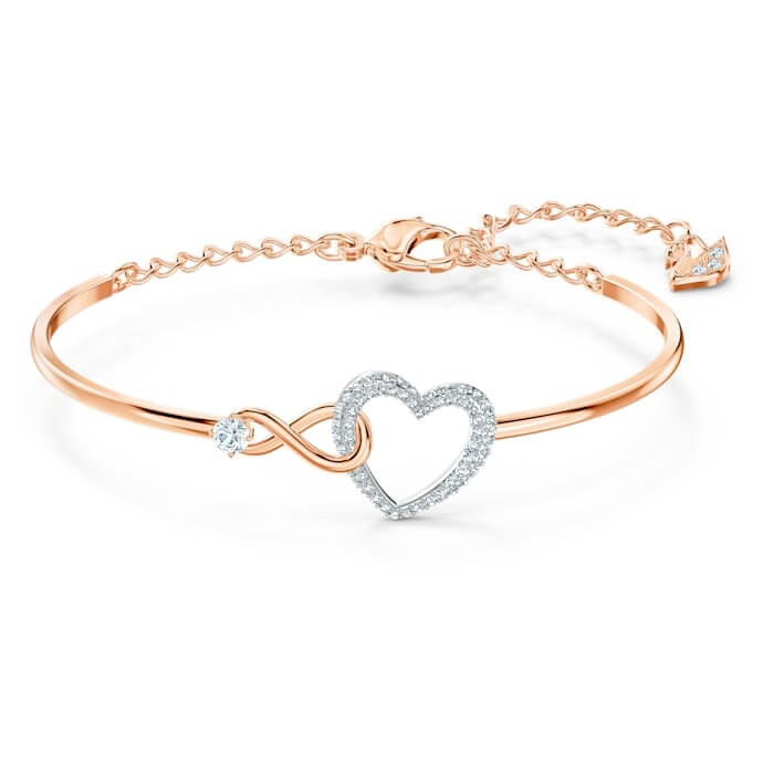 Swarovski Bracciale con pendente scintillante Infinity 5518869