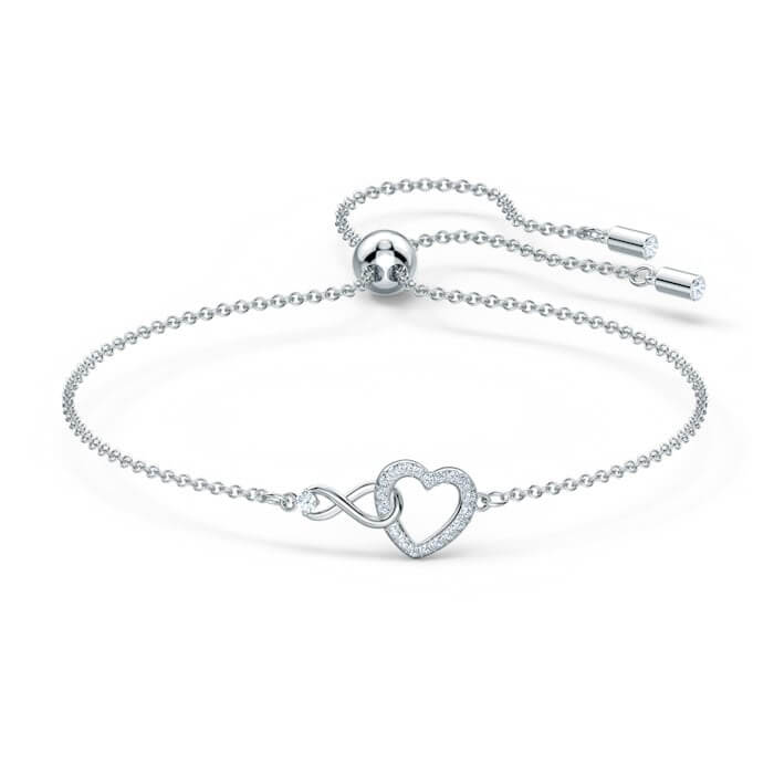 Swarovski Bracciale con pendente scintillante Infinity 5524421