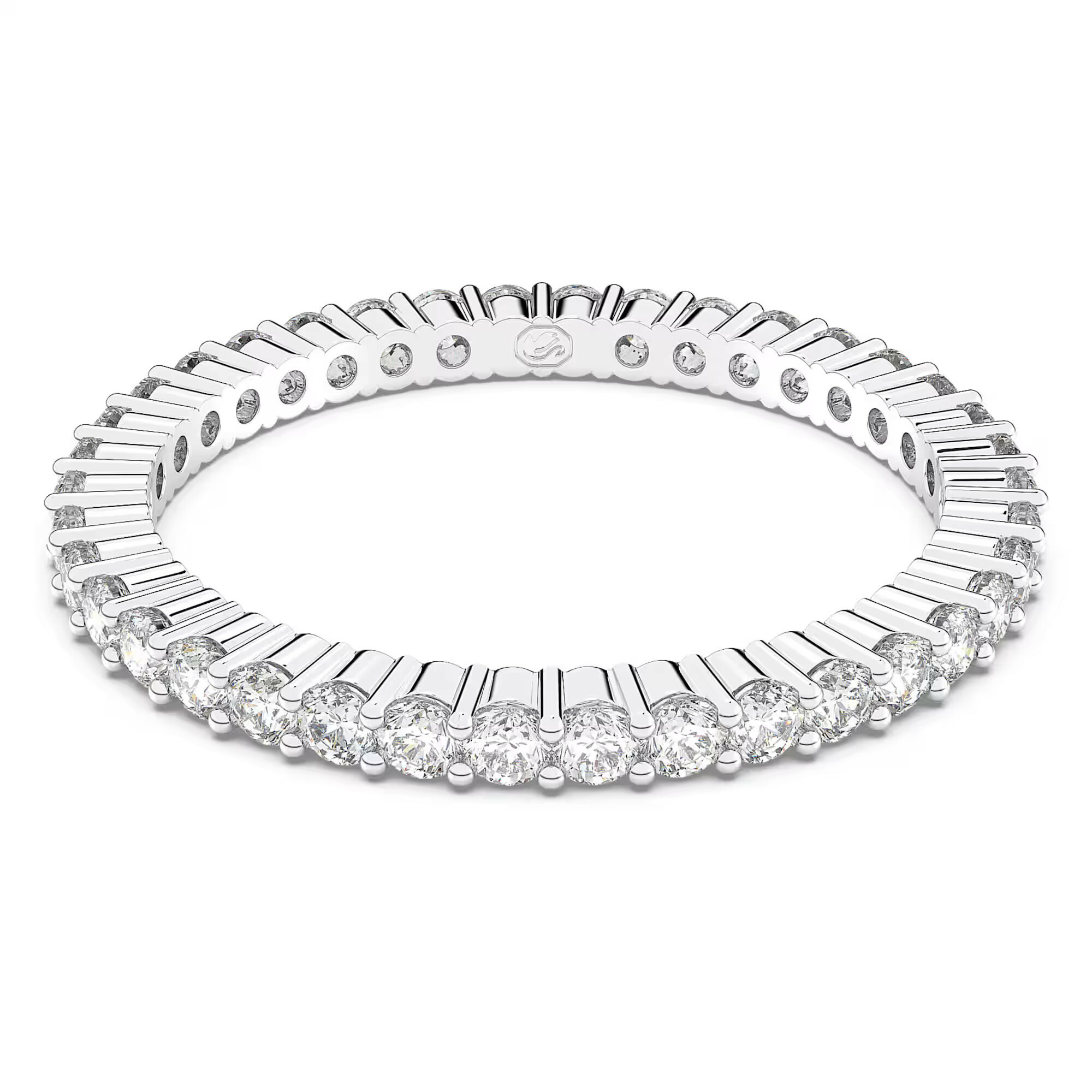 Swarovski Okouzlující třpytivý prsten s krystaly Swarovski Vittore 500777 58 mm