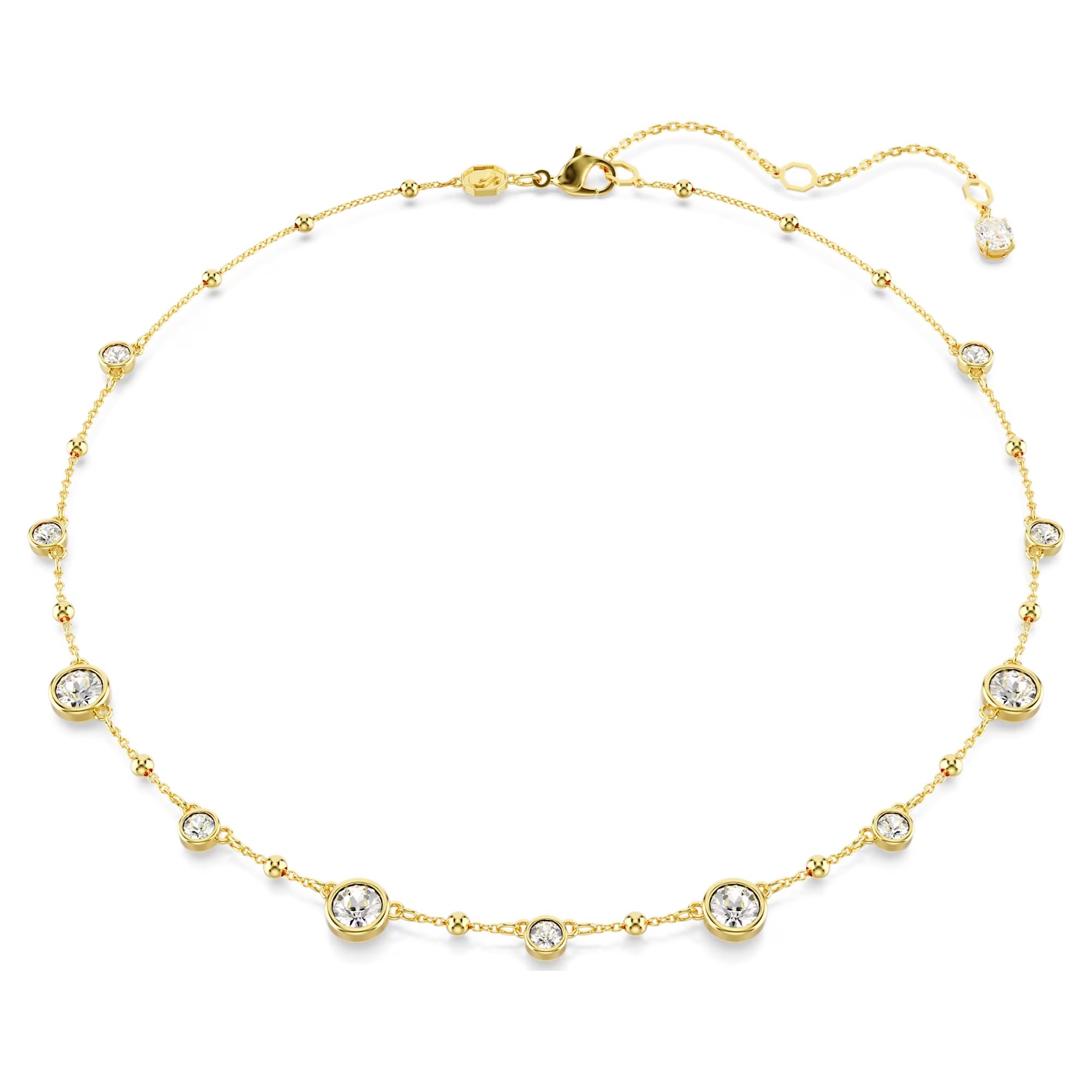 Swarovski Módny pozlátený náhrdelník s krištáľmi Imber 5680090