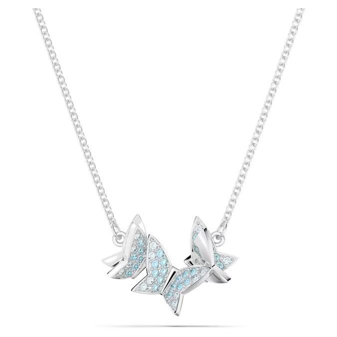 Swarovski Půvabný náhrdelník Motýlci s krystaly Lilia 5662181