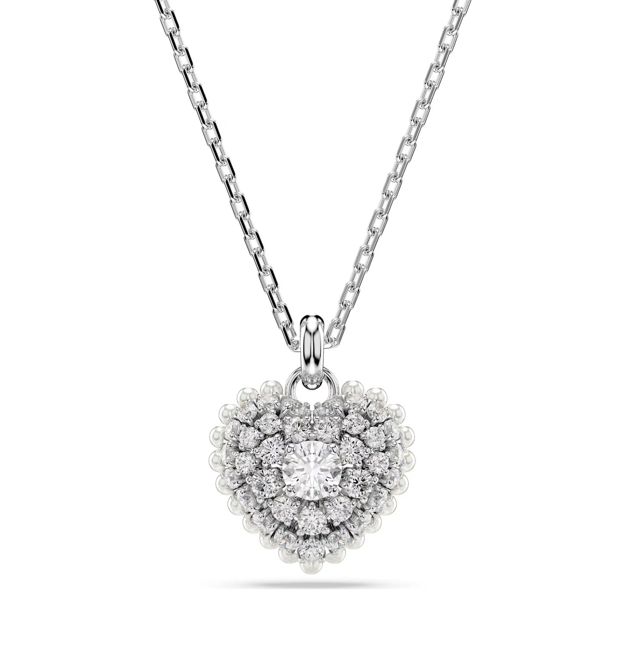 Swarovski -  Romantický náhrdelník Srdce se zirkony Hyperbola 5684386
