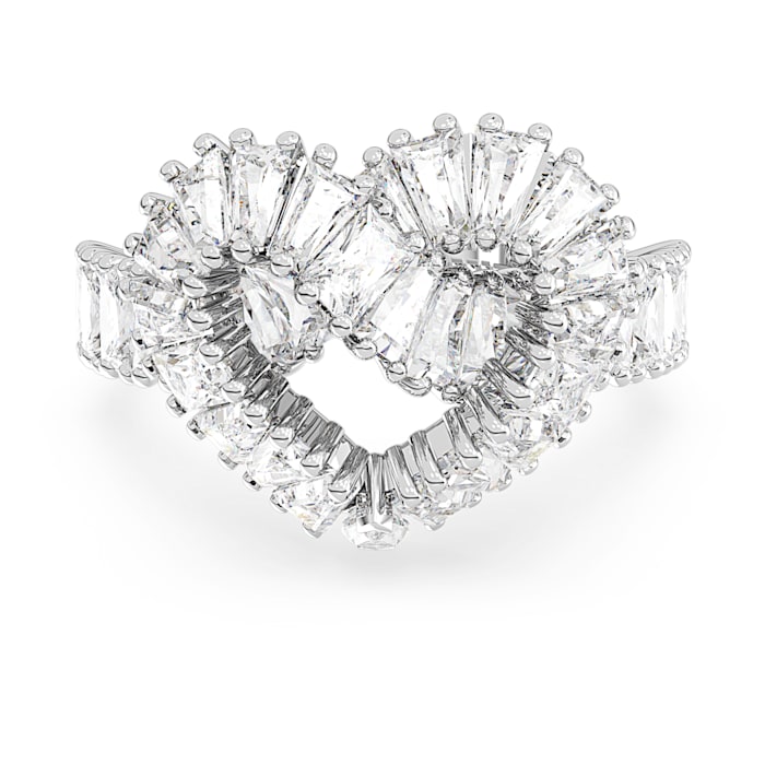 Swarovski Romantický prsteň so srdiečkom Cupidon 5648291 52 mm
