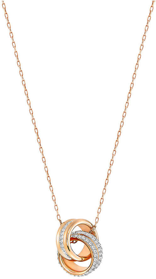 Swarovski -  Stylový bronzový náhrdelník Further 5240525
